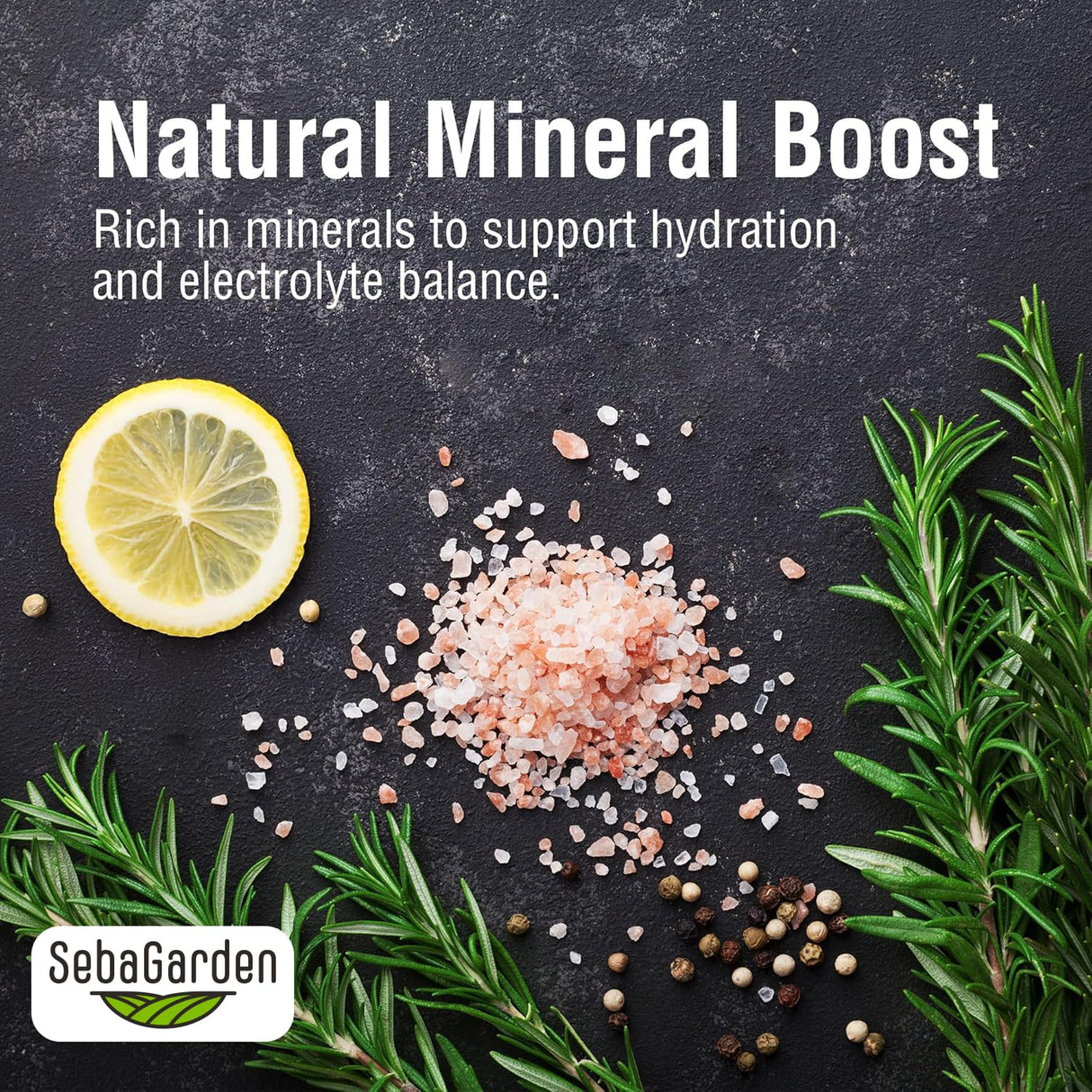 Seba Garden Hand-Harvested Himalayan Pink Salt 100% Natural Unrefined | 1kg