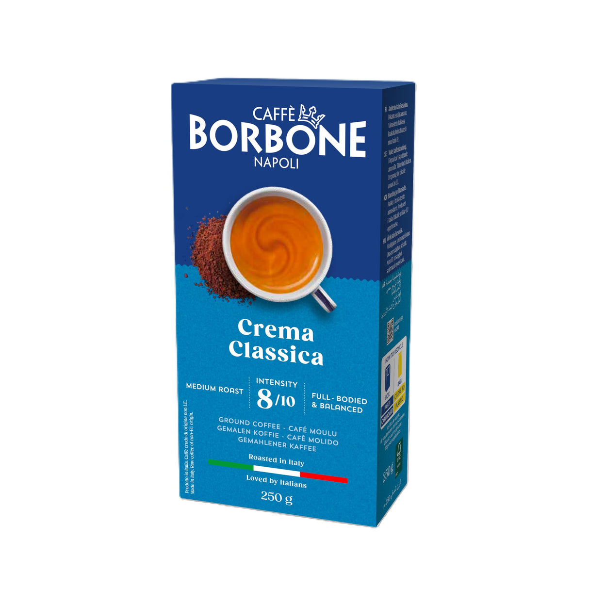 Caffè Borbone Crema Classica Ground Coffee Full Bodied and Balanced | 250g