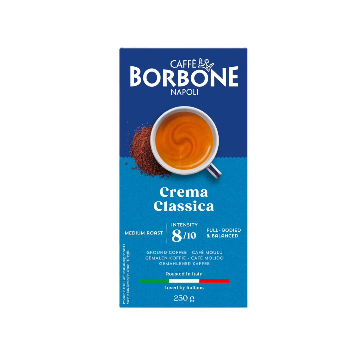 Caffè Borbone Crema Classica Ground Coffee Full Bodied and Balanced | 250g