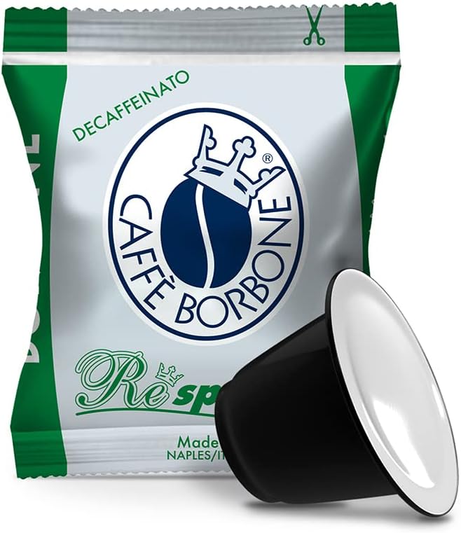 Caffè Borbone Respresso Miscela Dek Nespresso Compatible Coffee Pods | Pack of 50