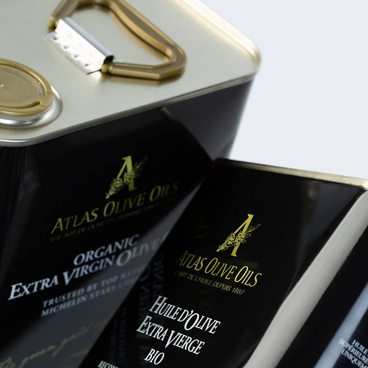 Atlas Olive Oil Premium Organic Moroccan Extra Virgin Olive Oil | 3L Tin