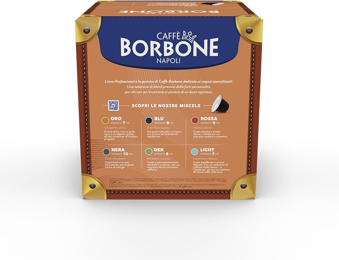 Caffè Borbone Respresso Miscela Nera Nespresso Compatible Coffee Pods | Pack of 50