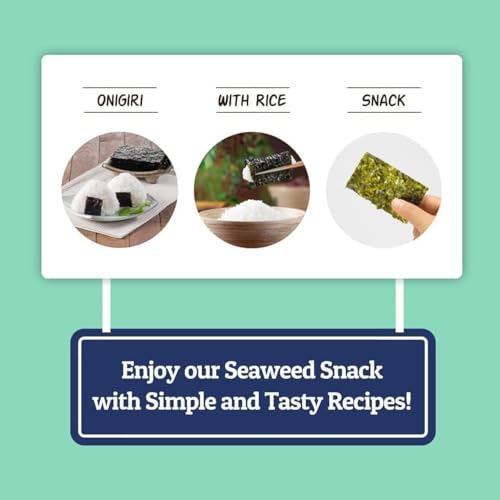 CHOI'S 1 Daechun Certified Organic Roasted Seaweed Snacks | 20 Individual Packs