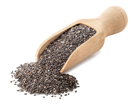 Seba Garden Organic Raw Black Chia Seeds Nutrient-Dense Superfood