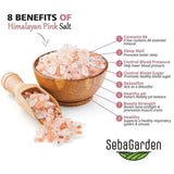 Seba Garden Hand-Harvested Himalayan Pink Salt 100% Natural Unrefined | 1kg
