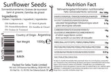 Seba Garden Premium Hulled Sunflower Seeds Grade A Nutrient-Dense Superfood | 1 kg