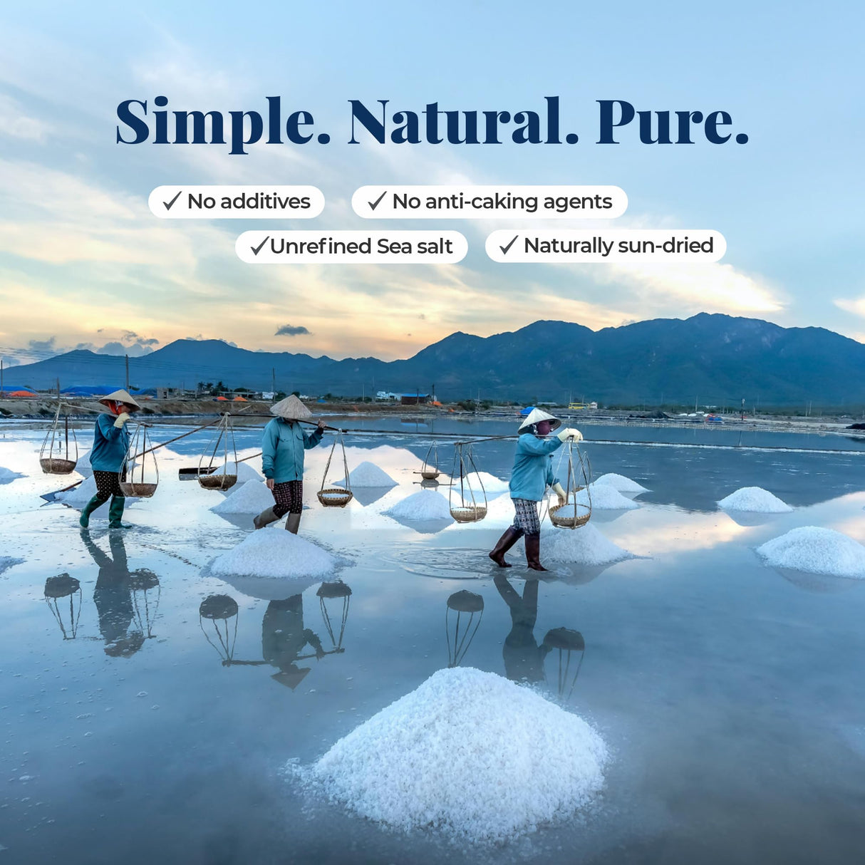 Luna Salt Hand-Harvested Baja Sea Salt 100% Natural Unrefined | 454g