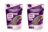 Seba Garden Premium Raw Black Chia Seeds Nutrient-Dense Superfood