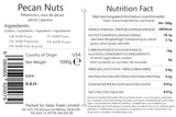 Seba Garden Premium Raw Pecan Nut Halves Grade A Nutrient-Dense Superfood