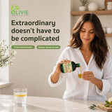 OLIVIE Plus 30X | Authentic High-Polyphenol Moroccan Desert Olive Oil (250ml / 8.45 Fl Oz)