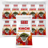 CHOI'S 1 Daechun Kimchi Korean Roasted Seaweed Snacks | 20 Individual Packs
