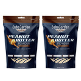 Seba Garden Chocolate Peanut Butter Powder 500g – 87% Defatted, Plant-Based Vegan Protein, Non-GMO, Certified Gluten-Free, Keto Friendly, Low Carb, BPA-Free (Pack of 2)
