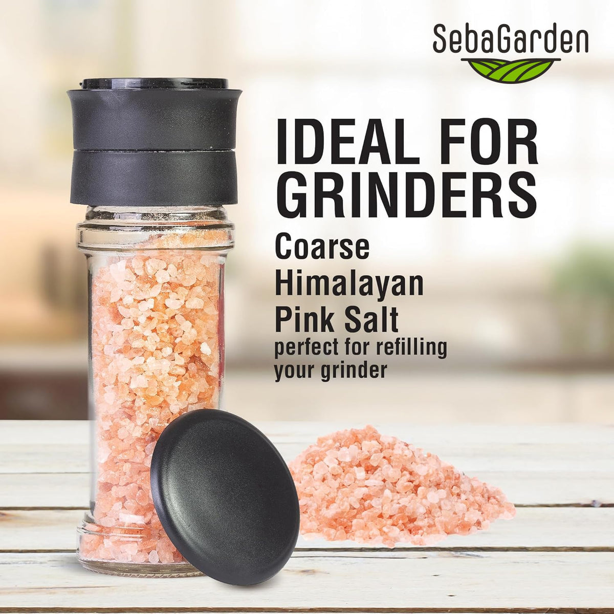 Seba Garden Hand-Harvested Himalayan Pink Salt 100% Natural Unrefined | 1kg