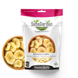 Seba Garden Premium Crunchy Banana Chips Grade A Sweet & Crisp | 750g