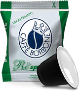 Caffè Borbone Respresso Miscela Dek Nespresso Compatible Coffee Pods | Pack of 50