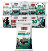 CHOI'S 1 Daechun Certified Organic Roasted Seaweed Snacks | 20 Individual Packs