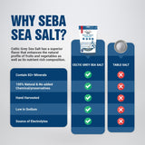 Seba Garden Hand-Harvested Celtic Sea Salt Coarse Grey 100% Natural Unrefined | 1kg