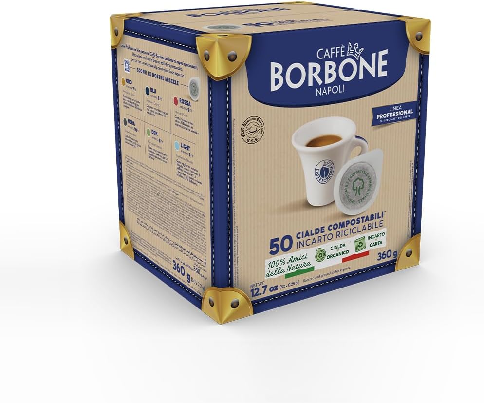 Caffè Borbone ESE Coffee Pods Miscela Dek Decaffeinated | Pack of 50