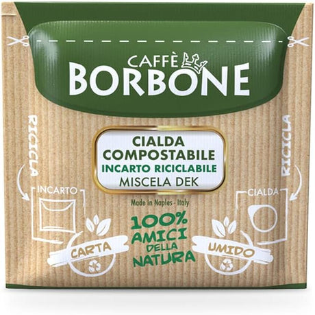 Caffè Borbone ESE Coffee Pods Miscela Dek Decaffeinated | Pack of 50