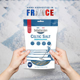 Seba Garden Hand-Harvested Celtic Sea Salt Coarse Grey 100% Natural Unrefined | 1kg