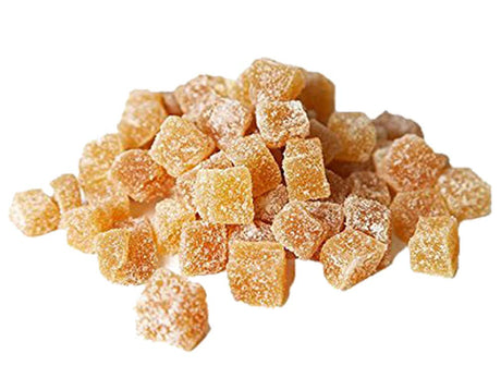 Seba Garden Premium Crystallized Ginger Cubes Grade A Sweet & Spicy | 1kg