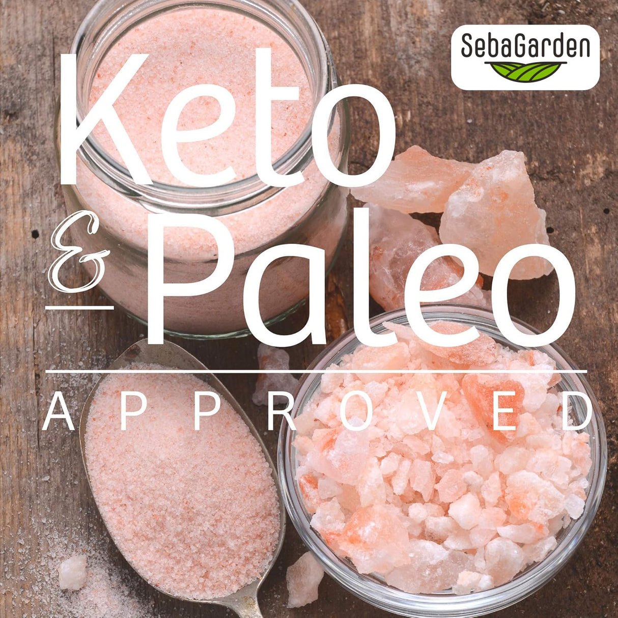 Seba Garden Hand-Harvested Himalayan Pink Salt 100% Natural Unrefined | 1kg