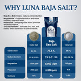Luna Salt Hand-Harvested Baja Sea Salt 100% Natural Unrefined | 454g