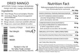 Seba Garden Premium Choice Unsweetened Dried Mango Slices Grade A