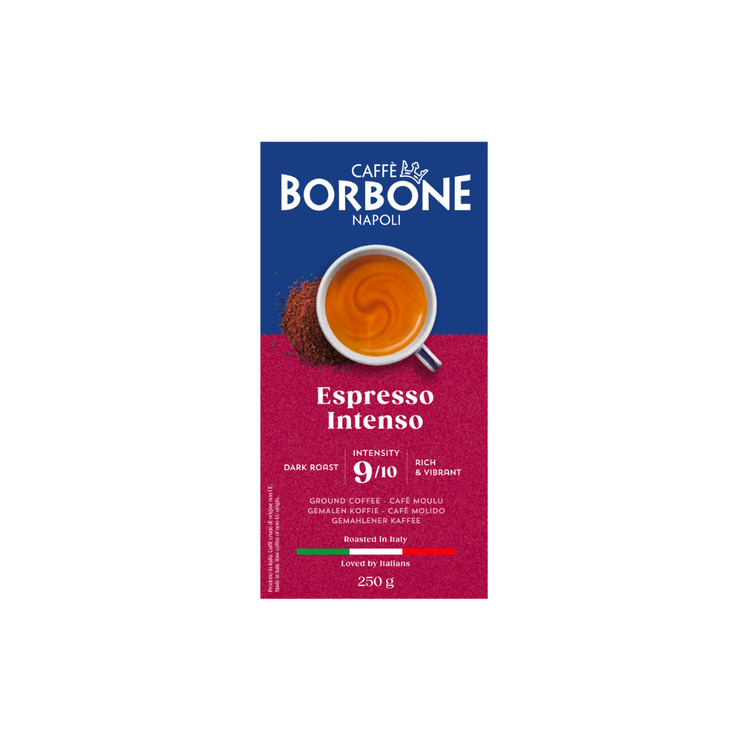 Caffè Borbone Espresso Intenso Ground Coffee Strong and Creamy | 250g