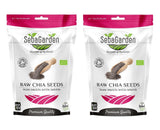 Seba Garden Organic Raw Black Chia Seeds Nutrient-Dense Superfood