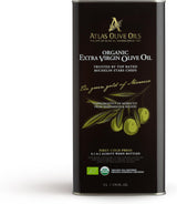 Atlas Olive Oil Premium Organic Moroccan Extra Virgin Olive Oil | 5L Tin