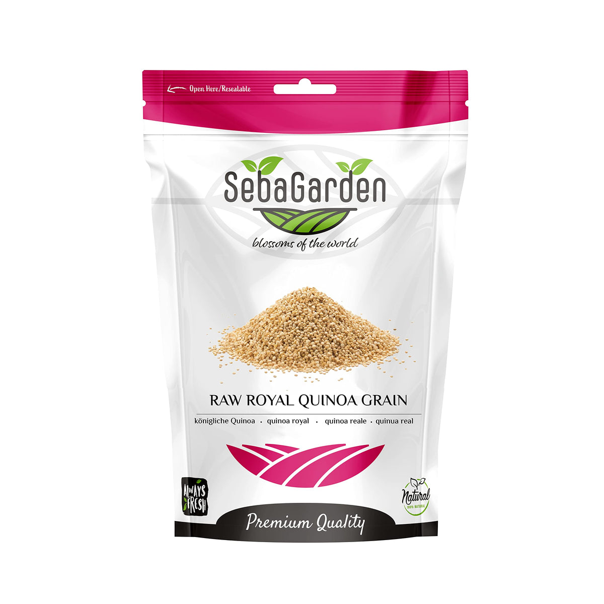 Seba Garden Organic Royal Quinoa Whole Grain Gluten Free