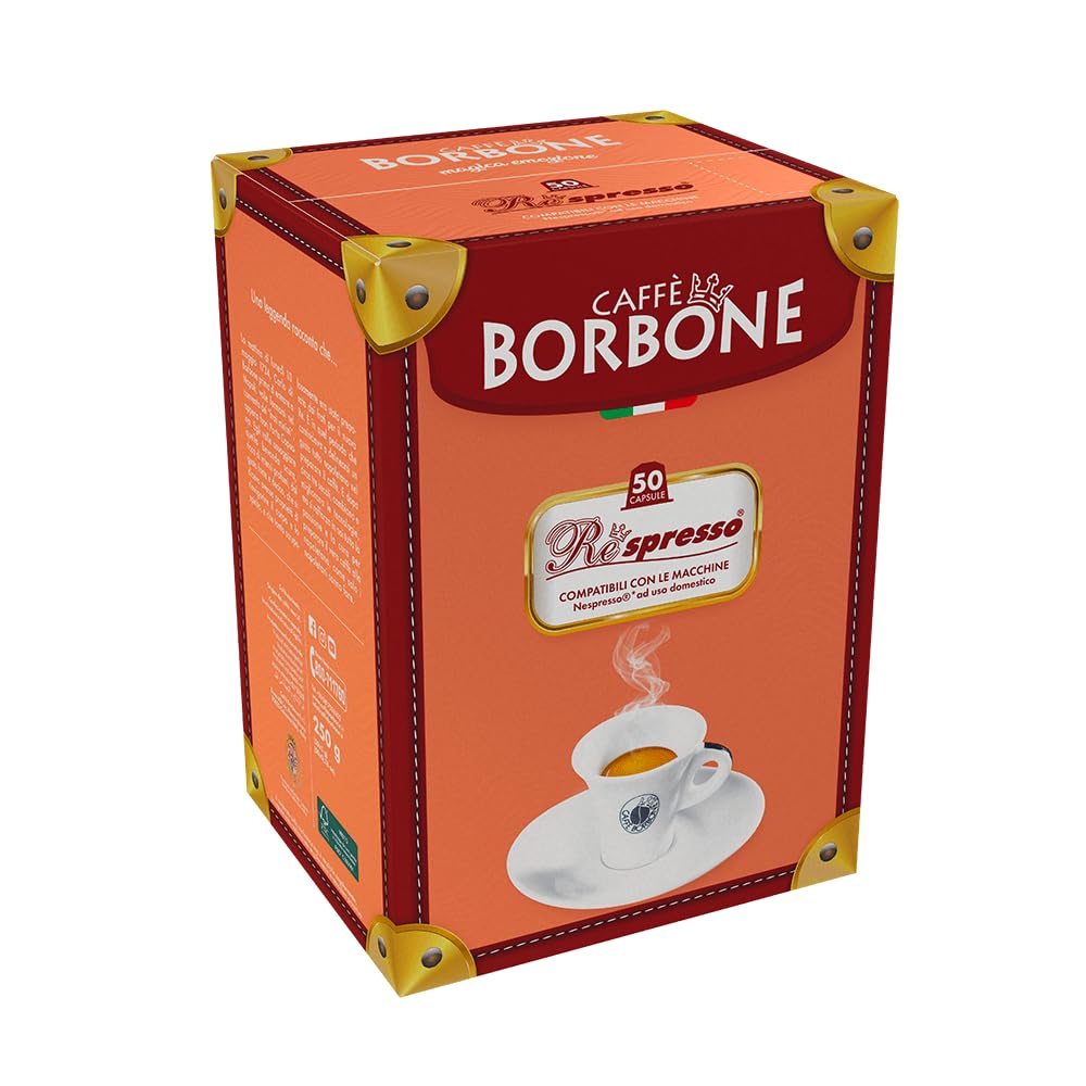 Caffè Borbone Respresso Miscela Rossa Nespresso Compatible Coffee Pods | Pack of 50