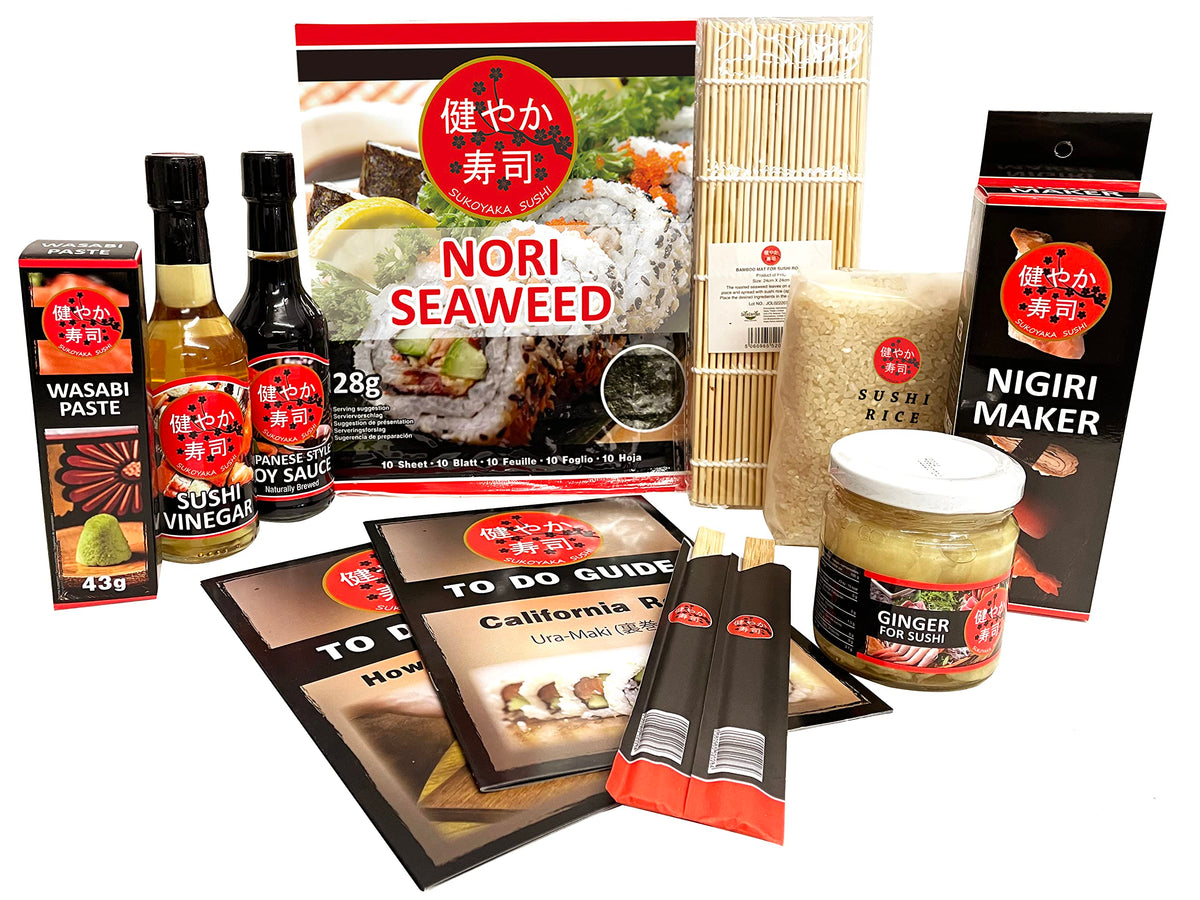 Seba Garden SUKOYAKA DIY Sushi Making Kit & Gift Set