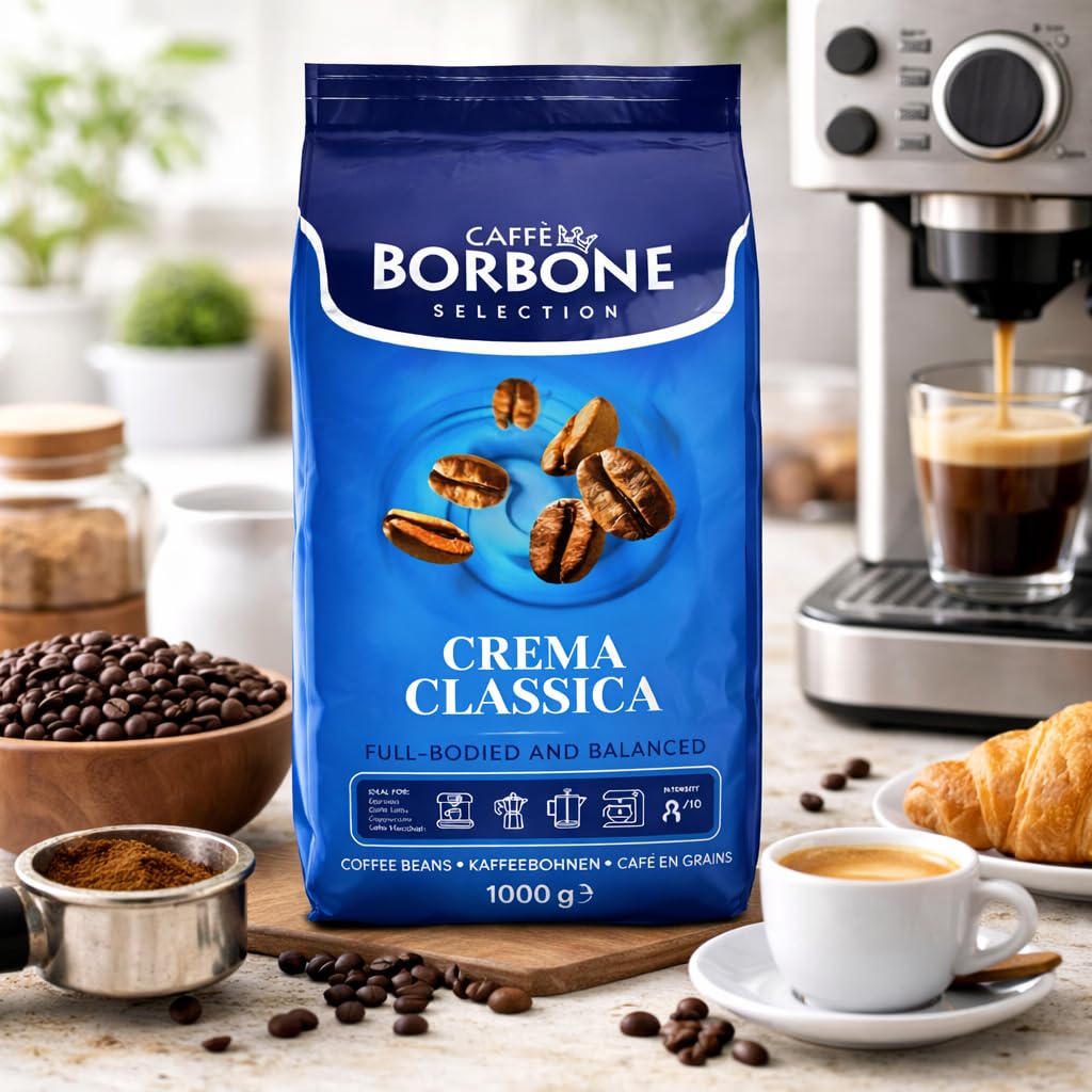 Caffè Borbone Selection Line Crema Classica Coffee Beans | 1kg Bag