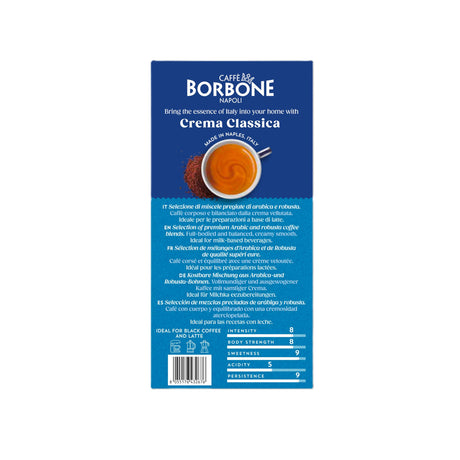 Caffè Borbone Crema Classica Ground Coffee Full Bodied and Balanced  | 250g