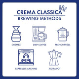 Caffè Borbone Selection Line Crema Classica Coffee Beans | 1kg Bag