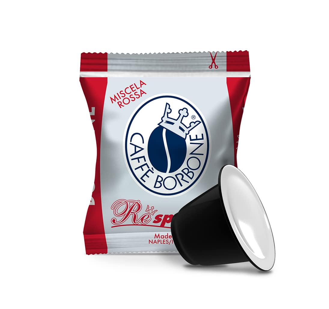 Caffè Borbone Respresso Miscela Rossa Nespresso Compatible Coffee Pods | Pack of 50