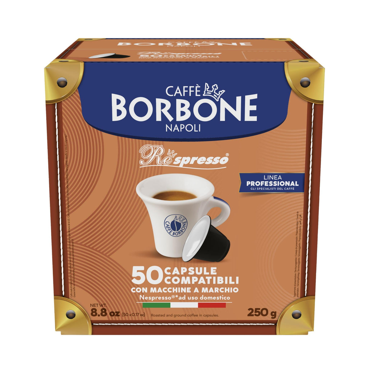 Caffè Borbone Respresso Miscela Blu Nespresso Compatible Coffee Pods | Pack of 50